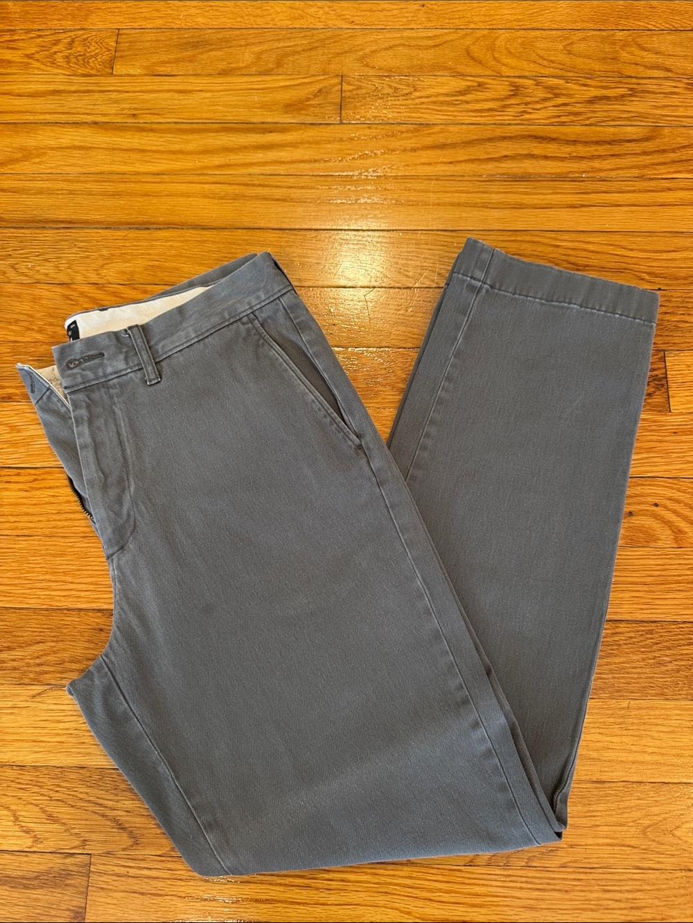 J. Crew Men's Gray Casual Pants - Classic Straight Fit 30x30